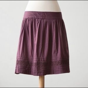 Loft Cotton Lined Eyelet Skirt